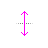 Vertical resize cursor