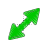 Diagonal resize 1 cursor