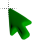 Green Negative cursor