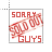 Sold out cursor