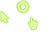 Light Green-Yellow Transparency Cursors preview