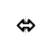 Horizontal resize cursor