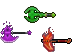 Pixel world swords and blocks PART 2 Cursors preview