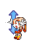 Vertical resize cursor