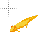 Yellow Axolotl cursor