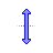 Vertical resize cursor