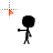 punching stickman cursor