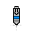 Parker Jotter blue cursor
