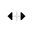 Horizontal resize cursor
