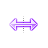 Horizontal resize cursor