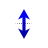 Vertical resize cursor