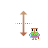 Vertical resize cursor