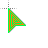 neon green and orange cursor