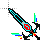 Dark sword cursor