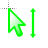 Vertical resize cursor