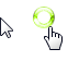 Windows 7 Super Intense Greenish Yellow Cursors preview