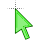 Warn Out Green cursor