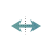 Horizontal resize cursor