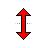 Vertical resize cursor