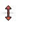 Vertical resize cursor