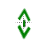 Vertical resize cursor