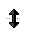 Vertical resize cursor