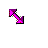 Magenta Diagonal 1 (Animated) cursor