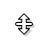 Vertical resize cursor