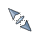 Cyberpunk Blue Diagonal Resize 1 cursor