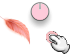 Pink Feather Cursors preview
