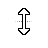 Vertical resize cursor