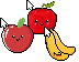 Kawaii Fruit Cursors preview