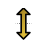 Vertical resize cursor