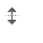 Vertical resize cursor