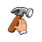 Space-Box minigame holdin hammer cursor