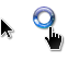 Aero Dark Blue Shadow Cursors cursor preview