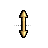 Vertical resize cursor