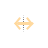 Horizontal resize cursor
