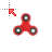 Fidget Spinner red cursor