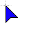 Dark Blue Tailless cursor