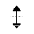 Vertical resize cursor