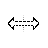 Horizontal resize cursor