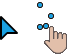 Metro X3 Bold Cyan Cursors preview