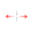 Horizontal resize cursor