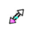 Glitched Diagonal Resize 2 cursor