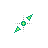 diagonal resize 2 green cursor