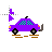 Purple car loading cursor