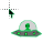 Flying Spaceship cursor