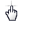 Animated Middle Finger Cursor cursor