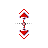 Vertical resize cursor